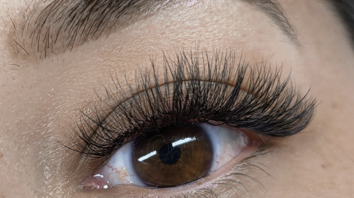 lash extension preparation