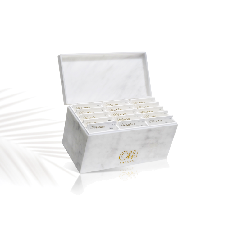 Acrylic Marble Lash Organizer