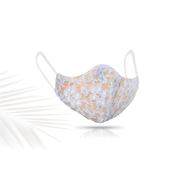 Ohh Lashes White Lace Mask