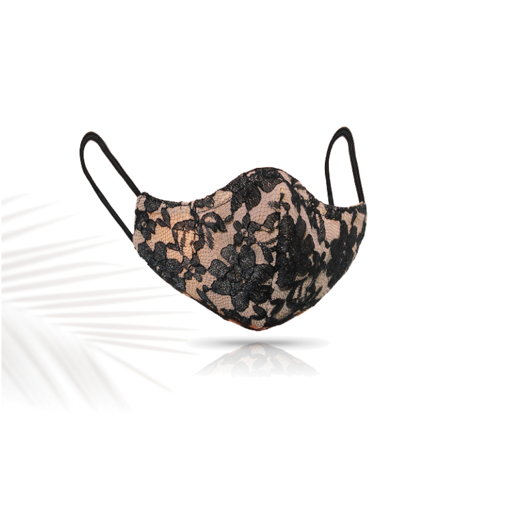 Ohh Lashes black Lace Mask